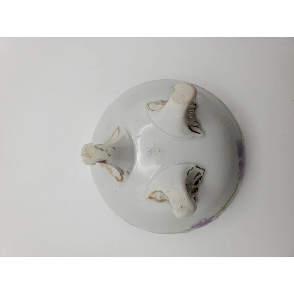 Vintage Violet Covered Hair Receiver Germany